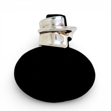 Electroform Modernist Hollow Sculptural Ring Size 7