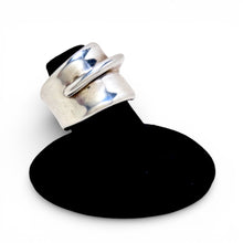 Electroform Modernist Hollow Sculptural Ring Size 7