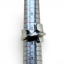 Electroform Modernist Hollow Sculptural Ring Size 7