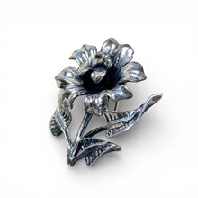 1950s Sterling Flower Pin