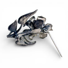 1950s Sterling Flower Pin