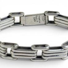 Sterling Taxco Bar Chain Bracelet