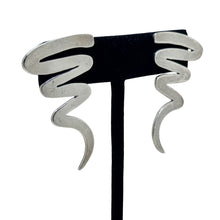 Taxco Figural Zig Zag Sterling Earrings