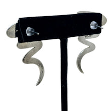 Taxco Figural Zig Zag Sterling Earrings