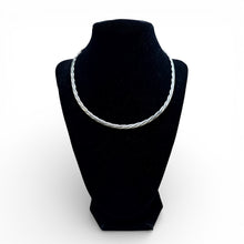 Taxco Sterling Twist Chain-like Collar Necklace