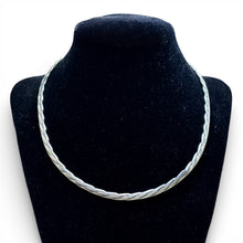 Taxco Sterling Twist Chain-like Collar Necklace