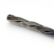 Taxco Sterling Twist Chain-like Collar Necklace