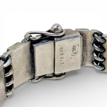 Sterling Artisan 1990s Industrial Art-Jewelry Aesthetic Bracelet