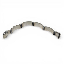 Sterling Artisan 1990s Industrial Art-Jewelry Aesthetic Bracelet