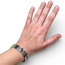 Sterling Artisan 1990s Industrial Art-Jewelry Aesthetic Bracelet