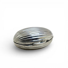 Sterling Egg Shaped Pill Box