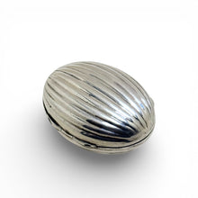 Sterling Egg Shaped Pill Box