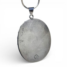 Sterling Gold Sheen Obsidian Secret Compartment Pendant