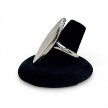 Sterling Silver Modernist Marquis Ring Size 10