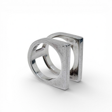 Georg Jensen Double Bar Modernist Ring Size 6 1/2