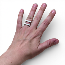 Georg Jensen Double Bar Modernist Ring Size 6 1/2