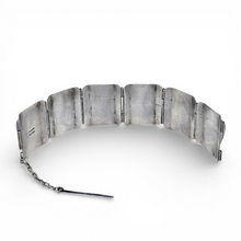 1970s Taxco Amethyst Hinge Panel Bracelet