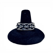 Vintage 1970s Taxco Chain Link Ring Size 12