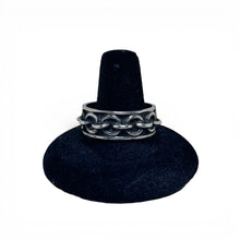 Vintage 1970s Taxco Chain Link Ring Size 12