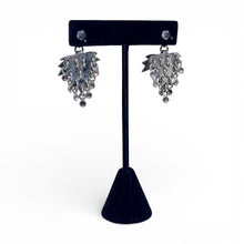Taxco Sterling Silver Dangly Grape Earrings