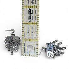 Taxco Sterling Silver Dangly Grape Earrings