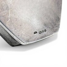 British Made Sterling Hexagonal Pill Box