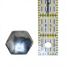 British Made Sterling Hexagonal Pill Box