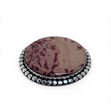 1970s Picture Jasper Pin