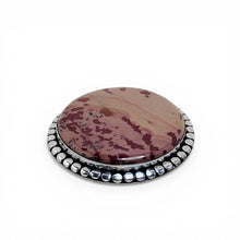 1970s Picture Jasper Pin