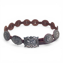 Vintage 1970s Sterling Concho Belt