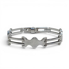 Taxco Sterling Abstract Chain Bracelet