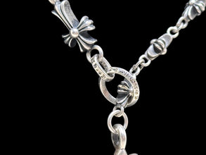 Chrome Hearts Cross Link Lariat Necklace 1998