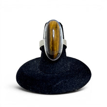 Sterling Tigers Eye Ring Size 6 3/4
