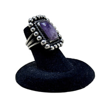 Taxco Amethyst Sterling Ring Size 4 1/2