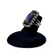 Taxco Amethyst Sterling Ring Size 4 1/2