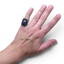 Taxco Amethyst Sterling Ring Size 4 1/2