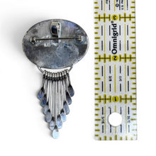 Taxco Carnelian Brooch with Dangles