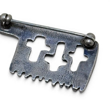 Sterling Skeleton Key Brooch