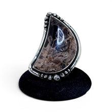Pacific Crest Silver - Petrified Palm Room Sterling Ring Size 6 3/4
