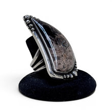 Pacific Crest Silver - Petrified Palm Room Sterling Ring Size 6 3/4