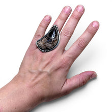Pacific Crest Silver - Petrified Palm Room Sterling Ring Size 6 3/4