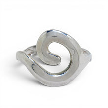Vintage 1990s Sterling Robert Lee Morris Swirl Cuff