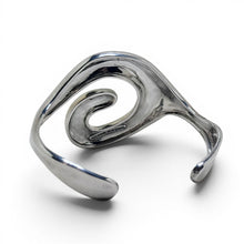 Vintage 1990s Sterling Robert Lee Morris Swirl Cuff