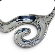Vintage 1990s Sterling Robert Lee Morris Swirl Cuff