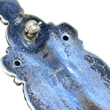 Sterling Amber Brooch