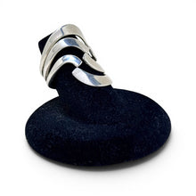 Modernist Sterling Wrap Ring Size 6 1/2