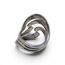 Modernist Sterling Wrap Ring Size 6 1/2