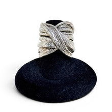 Vintage Sterling Sculptural Wrap Ring Size 6