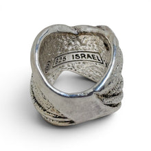 Vintage Sterling Sculptural Wrap Ring Size 6