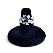 Sterling Nugget Style Ring Size 6 3/4